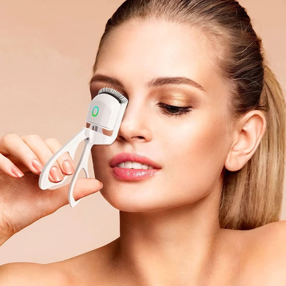 Recourbe-cils chauffant professionnel